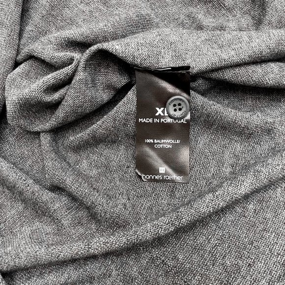 Hannes Roether Juris Henley Tee - Dark Gray | XL - Picture 10 of 10